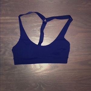Blue Lulu Lemon Sports Bra